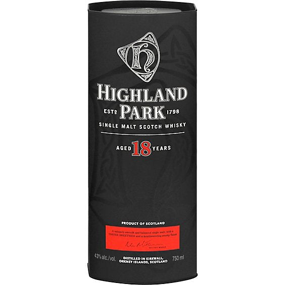 Highland Park 18 Years Single Malt Scotch Whisky