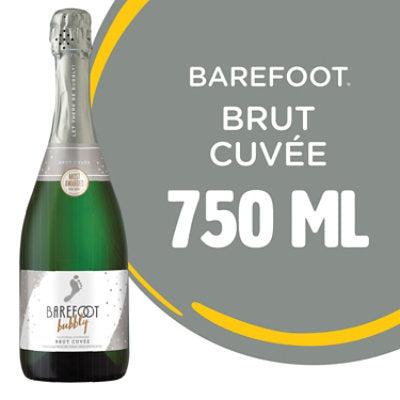 Barefoot California Bubbly Brut Cuvee Chardonnay Sparkling