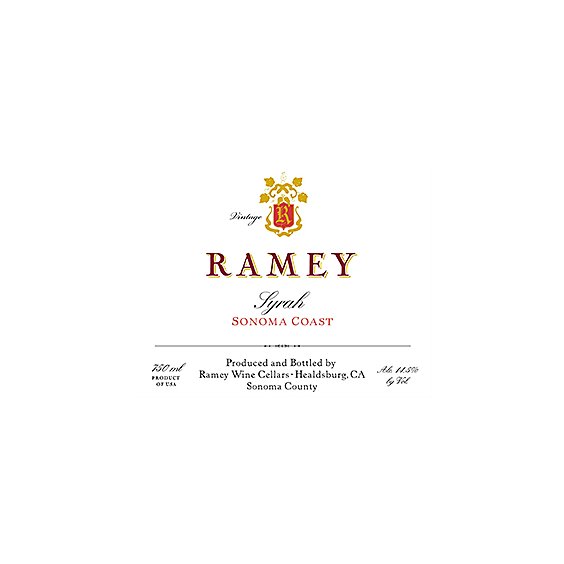 Ramey Syrah Sonoma Coast 2018