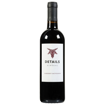 Details By Sinegal Estate Cabernet Sauvignon Bottle