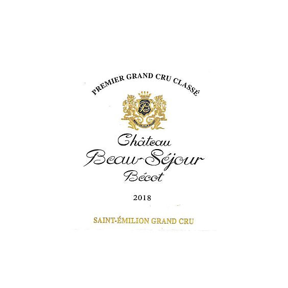 Chateau Beau-Sejour Becot Saint-Emilion 2018