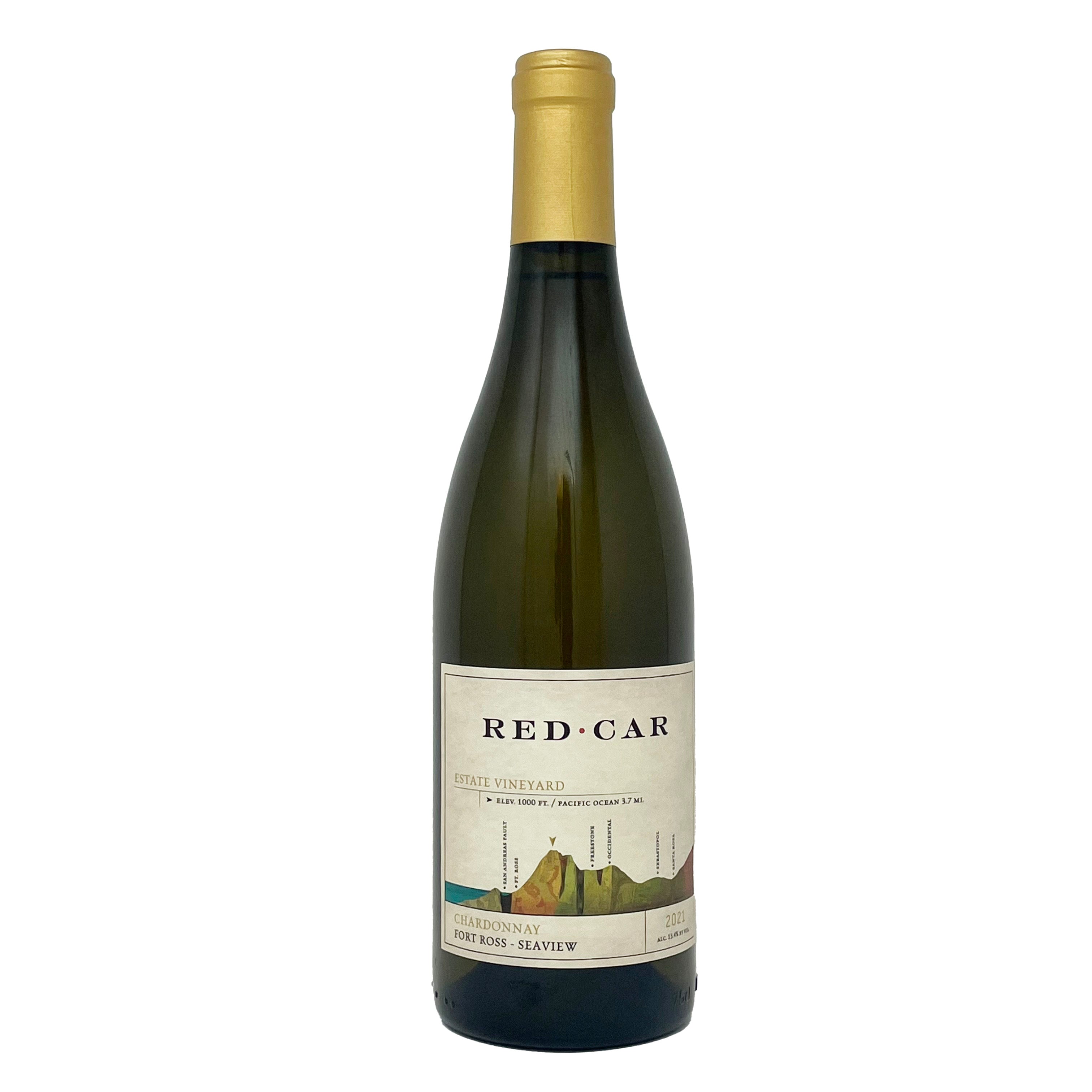 Red Car Estate Vineyard (Fort Ross-Seaview) Chardonnay 2021