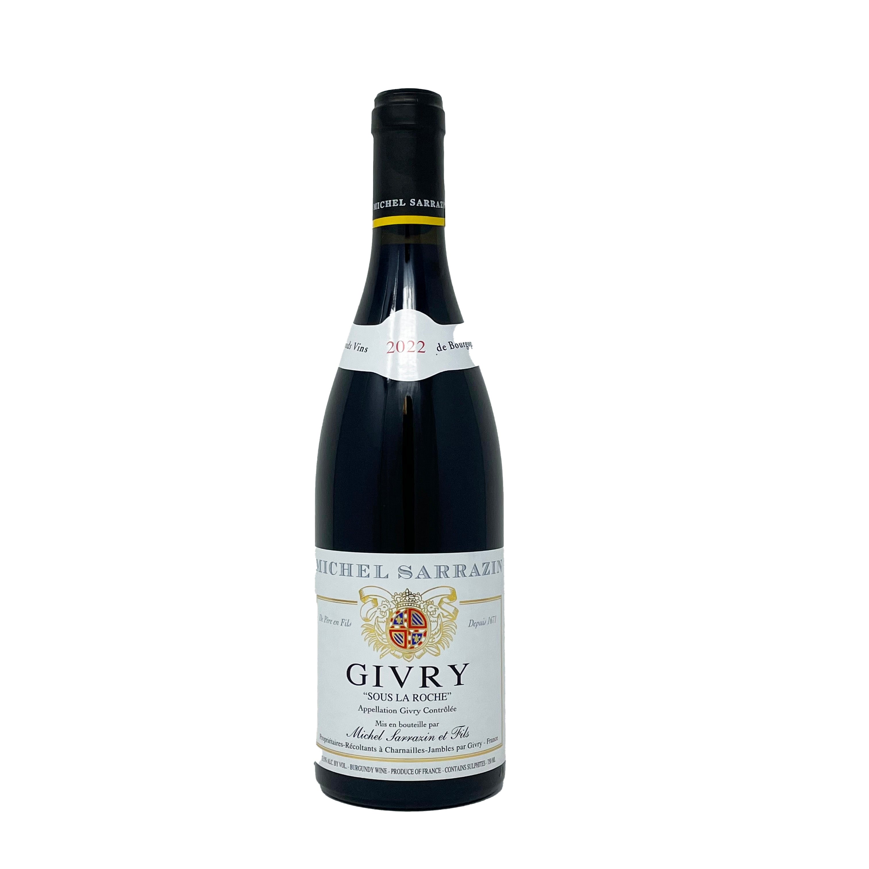 Domaine Sarrazin Givry Rouge Sous La Roche 2022