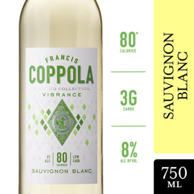 Francis Ford Coppola Diamond Collection California Vibrance Low Calorie Sauvignon Blanc