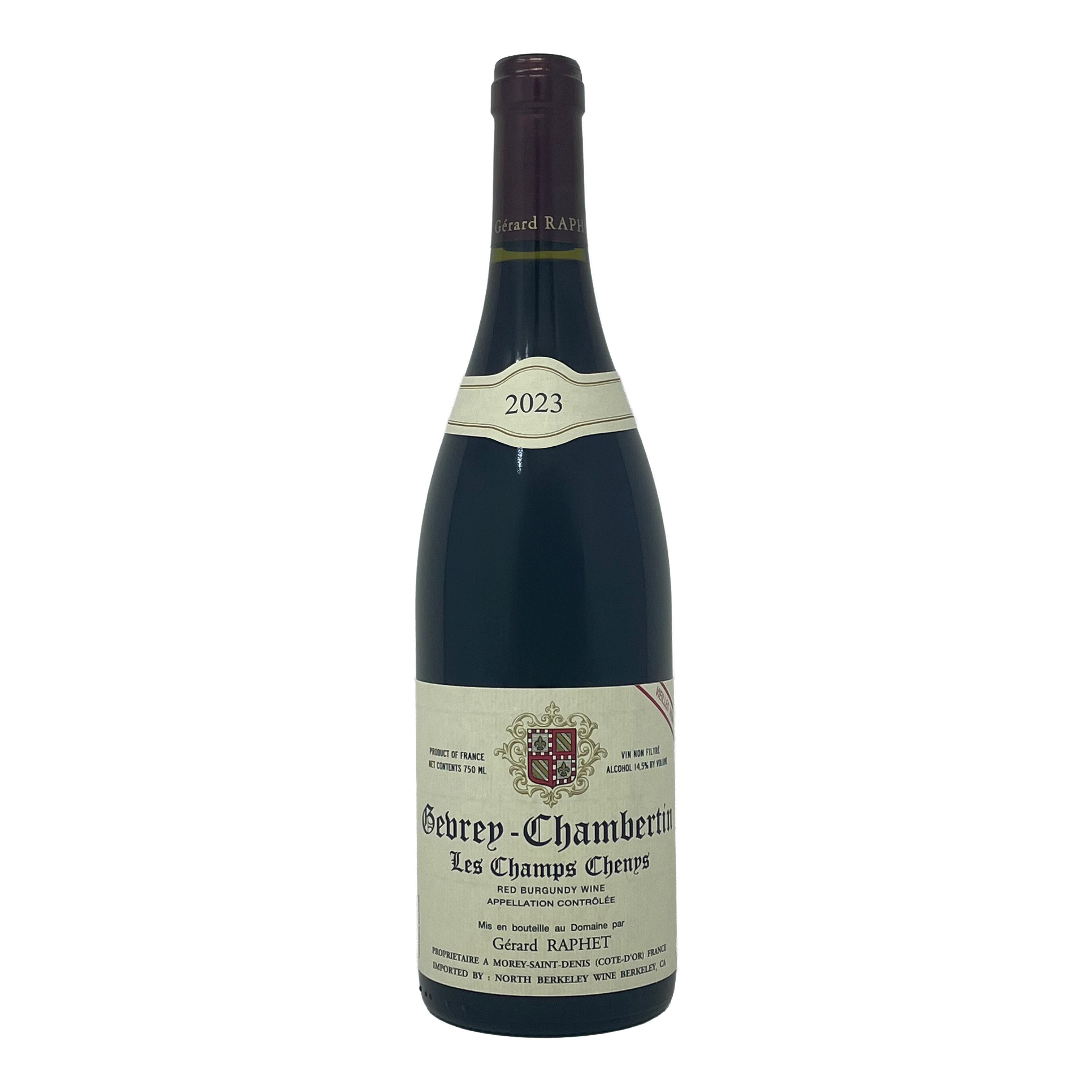 Domaine Gerard Raphet Gevrey Chambertin Champs Chenys Vieilles Vignes 2023