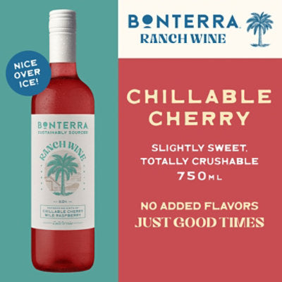 Bonterra Ranch California Cherry Wild Raspberry Red Blend