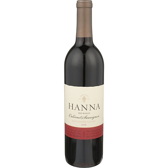 Hanna Red Ranch Alexander Valley Cabernet Sauvignon 2018