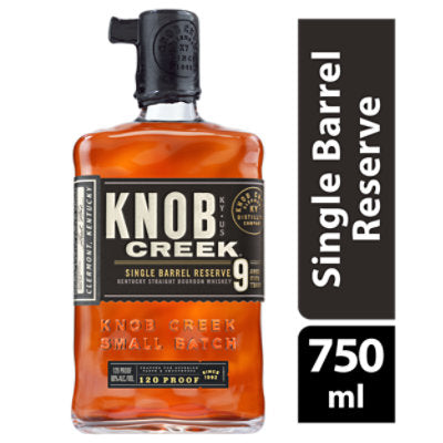 Knob Creek Whiskey Bourbon Kentucky Straight Single Barrel Reserve