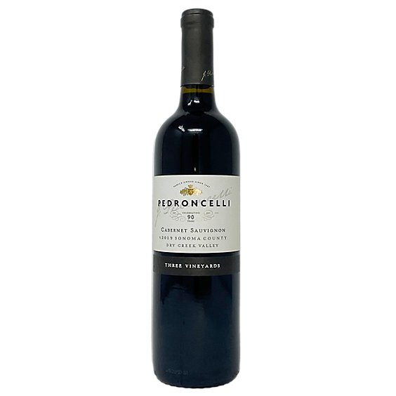 Pedroncelli Three Vineyard Cabernet Sauvignon 2019