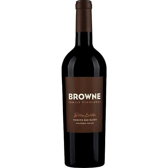 Browne Family Vineyards Tribute Red Blend Bitner Estate Washington 2020