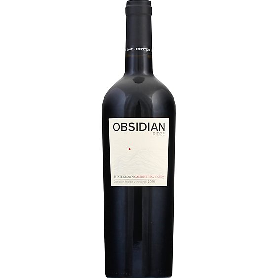 Obsidian Ridge Lake County Cabernet Sauvignon 2019