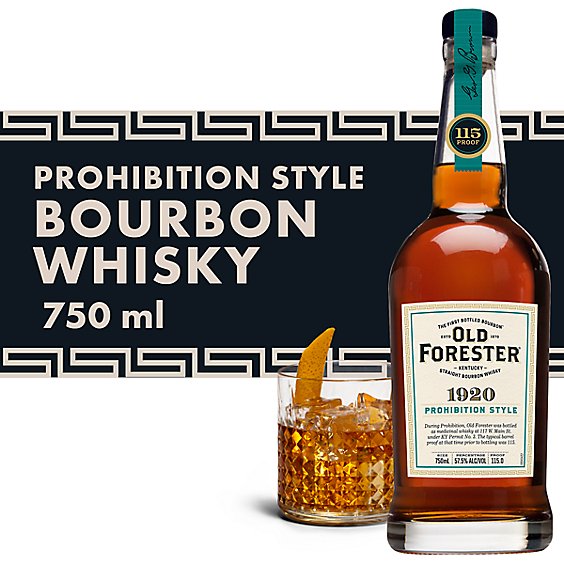 Old Forester Row Series 1920 Prohibition Kentucky Straight Bourbon Whisky