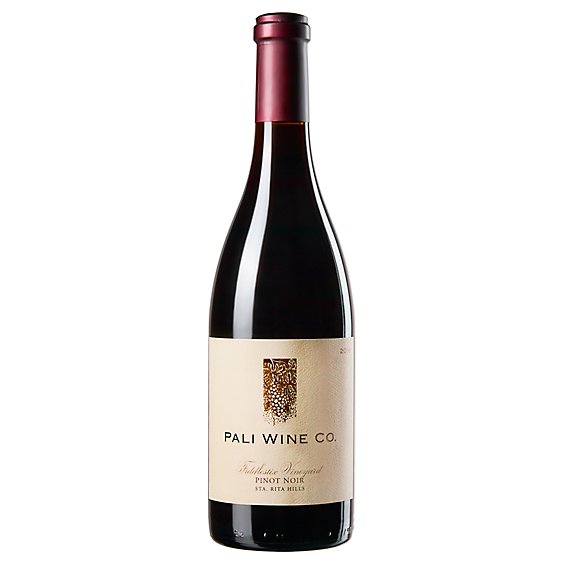 Pali Co Pinot Noir Fiddlestix Vineyard Sta Rita Hills 2018