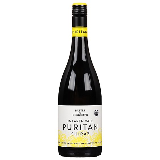 Battle Of Bosworth Puritan Organic Shiraz 2021