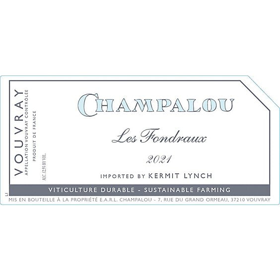 Champalou Vouvray Les Fondraux 2021