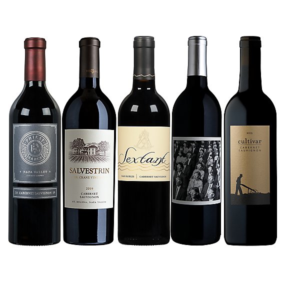 California Cabernets Tasting Bundle - 5-750 Ml