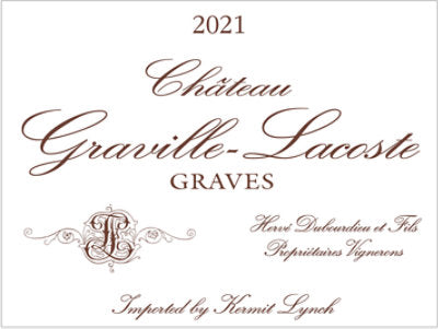 Chateau Graville Lacoste Graves Bordeaux Blanc 2021