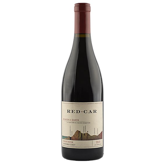 Red Car Pinot Noir Heaven And Earth Sonoma Coast 2019