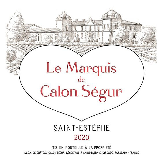 Le Marquis de Calon Segur Saint-Estephe 2020