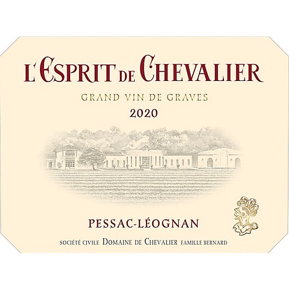 L'Esprit de Chevalier Rouge Pessac-Leognan 2020