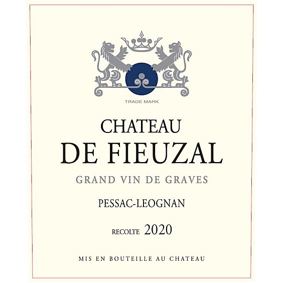 Chateau de Fieuzal Rouge Pessac-Leognan 2020