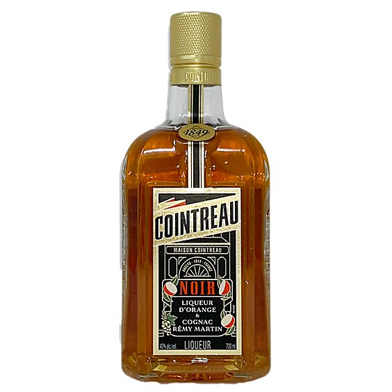 Cointreau Noir Orange Cognac Liqueur - 700 ML