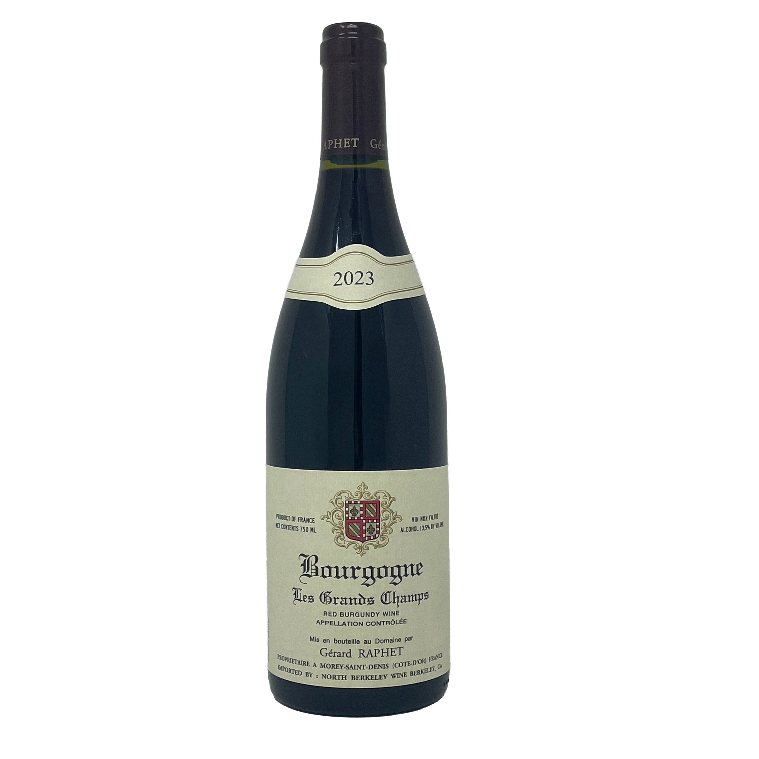 Domaine Gerard Raphet Bourgogne Rouge Les Grands Champs 2023