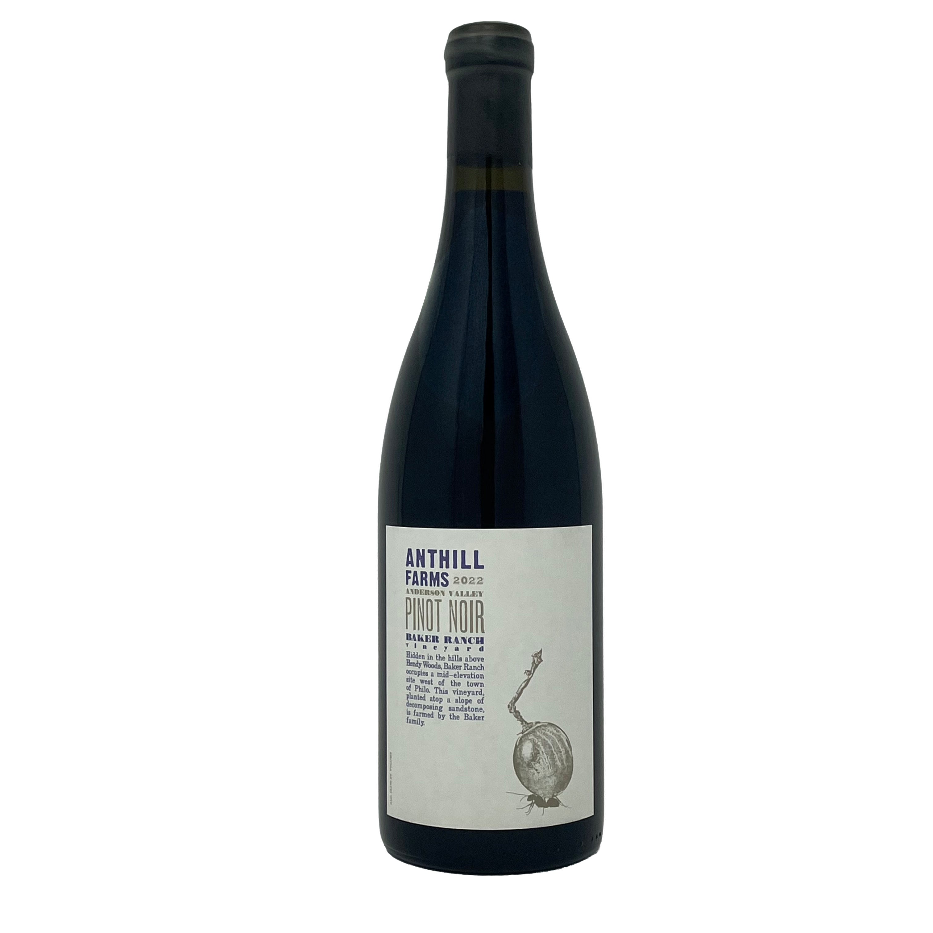 Anthill Farms Winery Baker Ranch Pinot Noir 2022