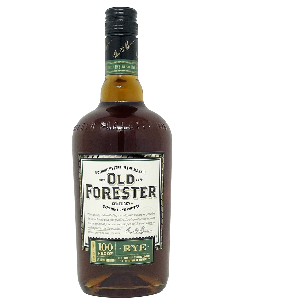 Old Forester Rye Whiskey 100Pf