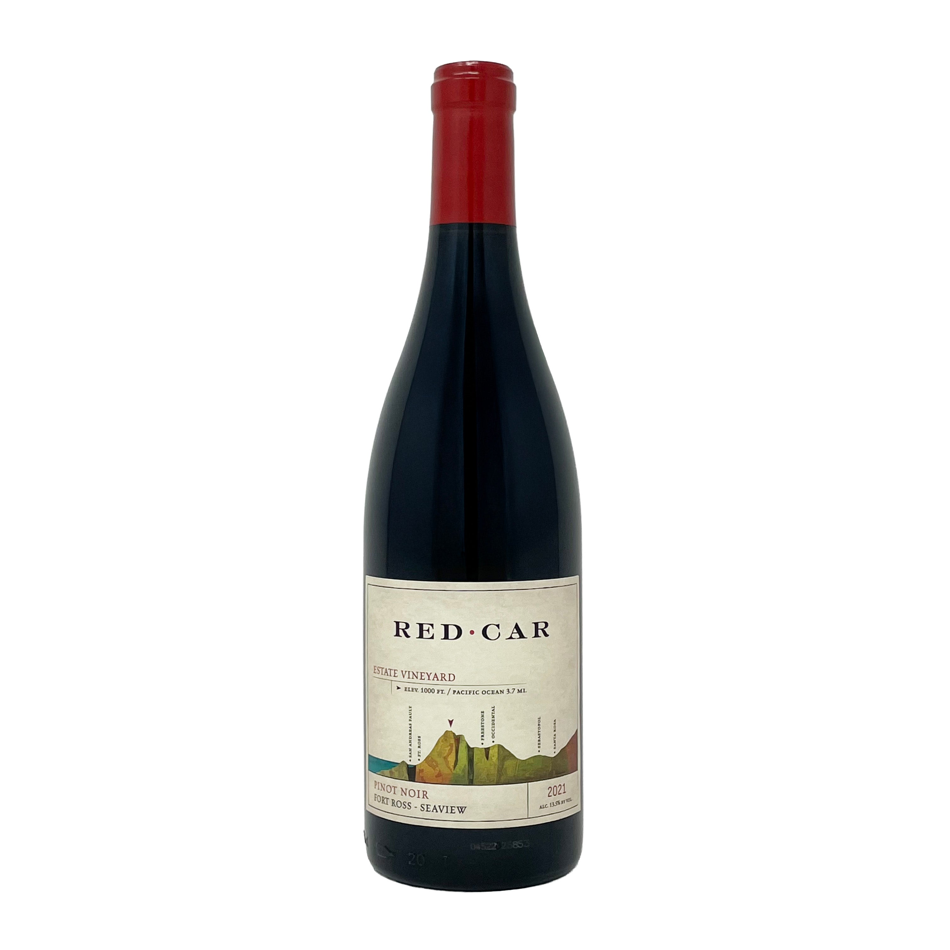 Red Car Pinot Noir Estate Vineyard Fort Ross 2021